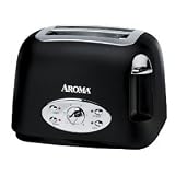 Aroma 2-Slice Toaster- Matte Black(ATS272MB)