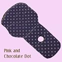 Chocolate & Pink Dot Universal Fit Cover