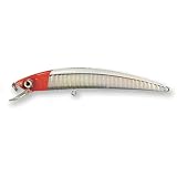 Crystal Minnow Floating 5 1/4 5/8oz Holo Red Head WHite - Yo-Zuri Lures F8-GHRH, Fishing Lures & Lure Kits
