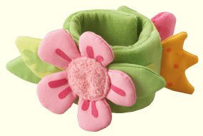 Childrens Toyshop  Toys : Wrist Rattle Posy Haba 0968