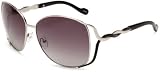 Jessica Simpson Womens J451 SLVB Oversized Glam Frame Sunglasses