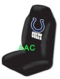 Set of 2 NFL Licensed Universal-fit Front Bucket Seat Cover - Indianapolis Colts