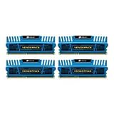 Corsair Vengeance Blue 16 GB DDR3 SDRAM Dual Channel Memory Kit CMZ16GX3M4A1600C9B