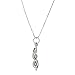 Sterling Silver Three Dimensional Swimming Goggles Necklace