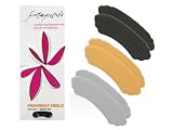 Heavenly Heelz Foot Cushions - 1 Butter 1 Black 1 Silver Pairs by Foot Petals