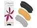 Heavenly Heelz Foot Cushions - 1 Butter 1 Black 1 Silver Pairs (BHHF6030) by Foot Petals