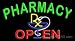 Pharmacy Open Outdoor Neon Sign 20 x 37