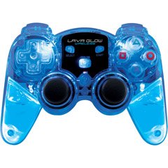 Dreamgear DGPN-524 Lava Glow Mini RF Wireless Controller-Water Inside Without Rumble For PS2