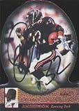 Jamal Anderson, Atlanta Falcons, 1997 Score Board Pro Line Die Cut Autographed Card