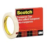 Transparent Glossy Tape, 1/2 x2592, 3 Core