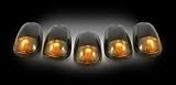 Recon 264146BK Smoked Cab Roof Lights 2003-2007 Dodge Heavy-Duty 2500 & 3500 (5-Piece Set)