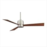 Fanimation Fans FP4620SN 54' Zonix Contemporary Satin Nickel Ceiling Fan w/ Wall Ctrl & Blades