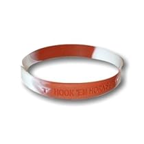 University of Texas Longhorns - Rubber Bracelet Wristband - FADE