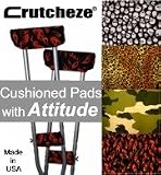 Crutcheze Underarm Crutch Pads 4 Piece Set Fashion Colors