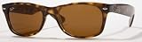 Sunglasses Rayban RB2132 New Wayfarer 710 Brown 52 mm