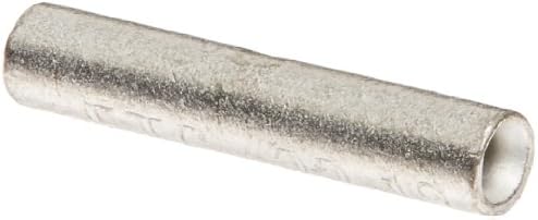 NSI Industries B22-S Uninsulated Butt Connector, Small Packs, 22-18 Wire Size, 0.591" Length