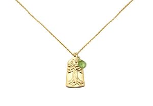 Satya Jewelry Kristen Bell Acholi Tree Peridot Necklace