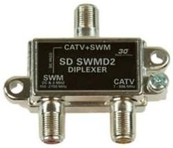 SONORA DESIGN ASSOCIATES SDSWMD2 Sonora SWM-CATV Diplexer in horizontal case. 2 MHz isolation 55 dB, DBS=DC,
