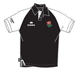 COTTON TRADERS Guinness Country Classics Men's England Polo Shirt (E632A-BLK), XXL