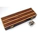 Cribbage Board Game Box Rosewood Maple 6 Track Pegs