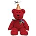 TY Beanie Buddy - HAPPY BIRTHDAY the Bear (Red with Hat)