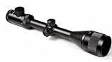 UAG 3-12x50 Dual Red & Green Iluminated Tactical P4 Mil-Dot Rangefinding Rifle Hunting Sniper Scope + Premium 7/8 High Profile See-Thru Scope rings, Lithium Battery, See Thru Lens Caps, & Lens Cleaning Kit
