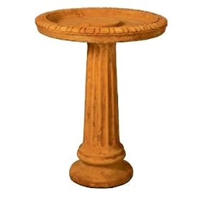Fluted Birdbath by 