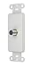 Leviton 40681-W F Connector Decora Insert, White