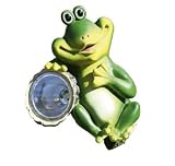 LED Solar Frosch Gartenleuchte