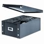 Snap-N-Store SNS01658 Double Wide CD Storage Box (Black)