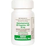 Benadryl Allergy Diphenhydramine 50mg Capsules - 100ct (Pack of 2)