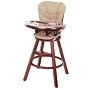 Classic Wood High Chair - Cappucino