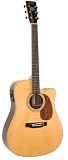 Recording King Classic Series II Dreadnought Acoustic Guitar, Solid Rosewood Back & Sides, Cutaway with Fishman Pickup