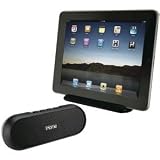IHOME IDM12B IPAD(TM)/IPHONE(R)/IPOD(R) RECHARGEABLE PORTABLE BLUETOOTH(R) SPEAKER SYSTEM