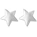 Tuscany Silver Damen-Ohrringe Flat Star Stud - 8.55.4720