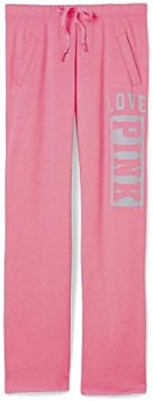 Victoria's Secret PINK Boyfriend Sweat Pants Medium Pink