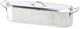 Beka - 14700014 - Poissonnière en Acier Inoxydable avec Grille - Tous Feux + Induction - 45 cm