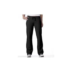 Bella Ladies' Straight-Leg Fleece Sweatpants 2XL Black