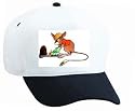 White Cap with toy, chu-chu, subway, mouse, engine, train