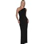 Formal Evening Gown. One Shoulder Dress. Prom Dress, Party Dress. Beaded Dress. Womens Long Evening Gown by Sean Collection (10107)