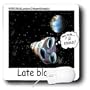 Londons Times Funny Aliens Cartoons - Late Bloomer Astronaut - Mouse Pads
