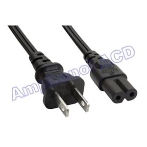 SPT2-18 AWG Amphenol Boom Box Domestic Power Cord N1 15P-EN60320C7 Type - UL CSA Approved... by CablesOnDemand.com