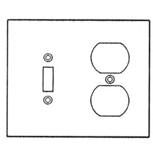 decorplate - Combination Switch & Plug Plate