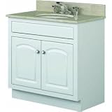 Sunnywood Prod. CW3018 Crystal White 30 X 18 Vanity Base