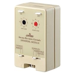 Leviton 6337 DHC, 120V, Universal Low-Voltage Module Receiver, 1-Way Communication, Ivory