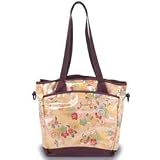 Fleurville Gold Flower Sling Tote Diaper Bag