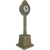 Antique Design Old World Glass Face Desk Clock