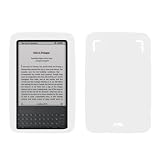 EMPIRE White Silicone Skin Cover Case for Amazon Kindle 3