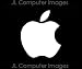 APPLE WHITE DECAL 6