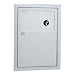 Bobrick 353 ClassicSeries 304 Stainless Steel Recessed Sanitary Napkins Disposal, Satin Finish, 1.2 Gallon Capacity, 12-3/4" Width x 17-3/16" Height